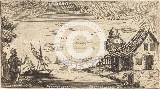 Landscape with Figure and Boat. Creator: Unknown.