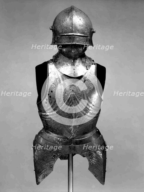 Elements of an armour, German or Austrian, ca. 1480-90. Creator: Unknown.