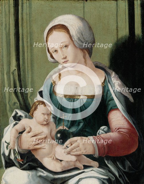 Virgin and child.