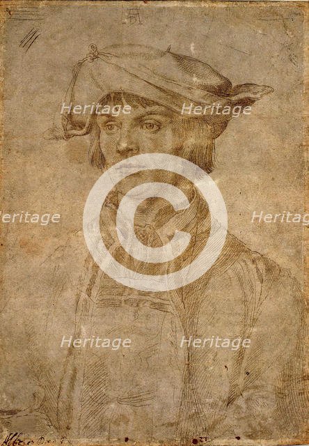 Portrait of Lucas van Leyden, 1521. Creator: Dürer, Albrecht (1471-1528).