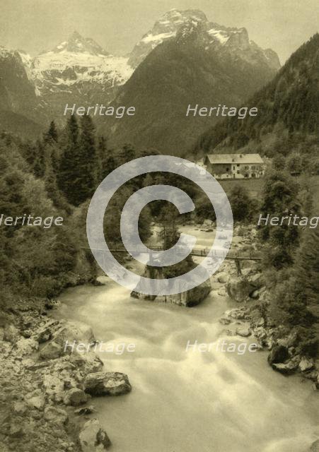 The Teufelssteg (Devil's Bridge), Lofer, Austria, c1935.  Creator: Unknown.