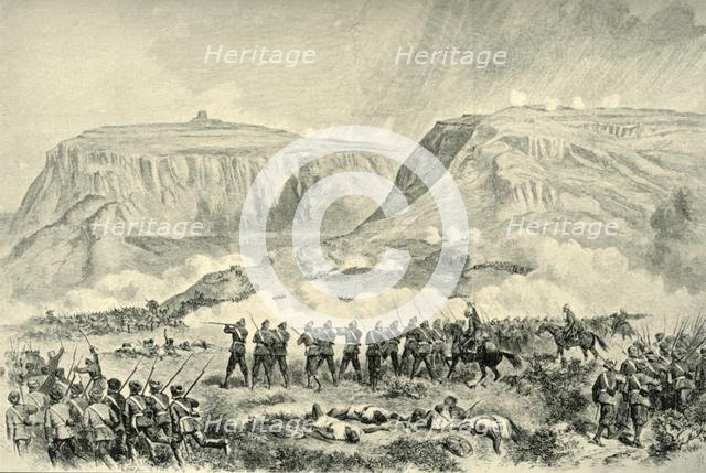 'The Abyssinia Expedition: The Battle of Arogee...on Good Friday, April 10, 1868', (1901) Creator: Unknown.