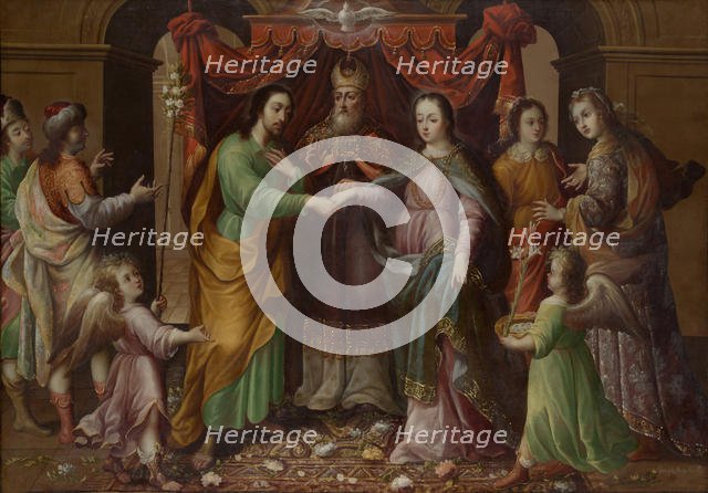 The Marriage of the Virgin, ca. 1690. Creator: José Sánchez.