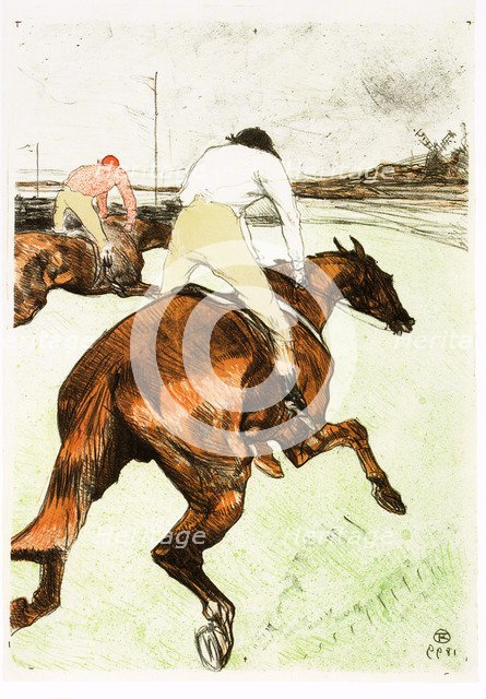 Le Jockey, 1899. Artist: Toulouse-Lautrec, Henri, de (1864-1901)
