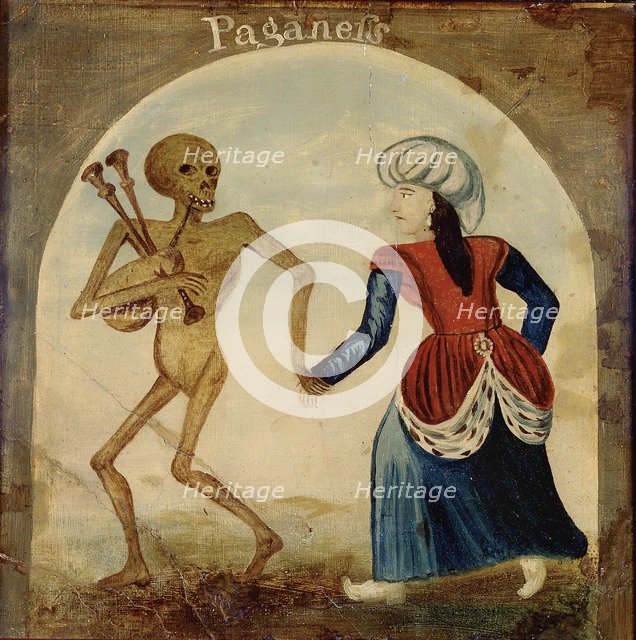 Painted panel, 18th century. Artist: Anon.