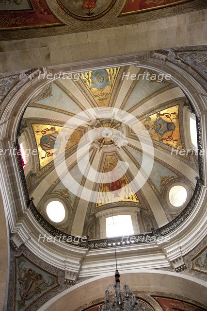 Interior, Bom Jesus do Monte Church, Braga, Portugal, 2009.  Artist: Samuel Magal