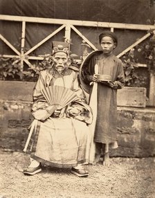 Chef de Village en Costume officiel, Cochinchine, 1866. Creator: Emile Gsell.