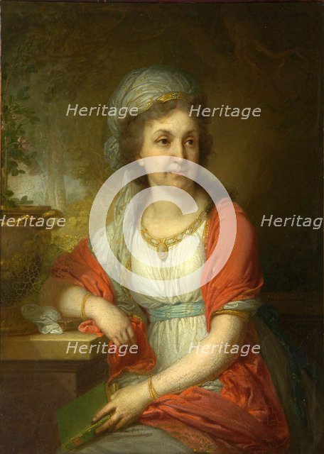 Portrait of Countess Yekaterina Alexeyevna Musina-Pushkina, 1797. Artist: Borovikovsky, Vladimir Lukich (1757-1825)