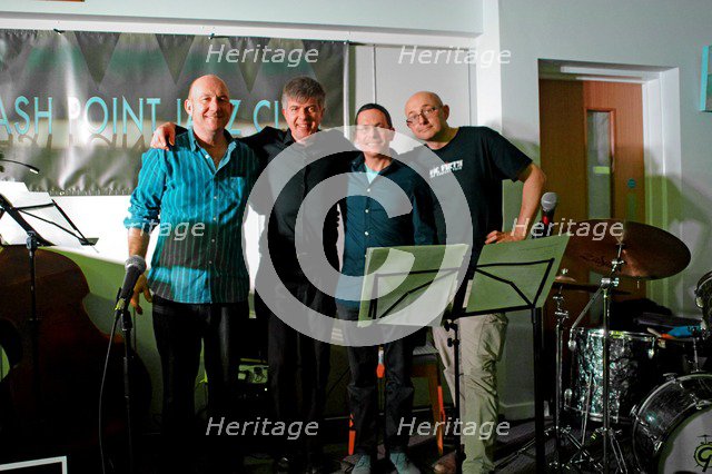 Adam Glasser and Nigel Thomas, Seaford Head Golf Club, Seaford, Feb 2016. Artist: Brian O'Connor.