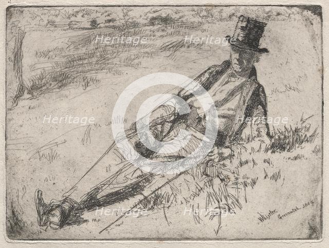 Greenwich Pensioner, 1859. Creator: James McNeill Whistler (American, 1834-1903).