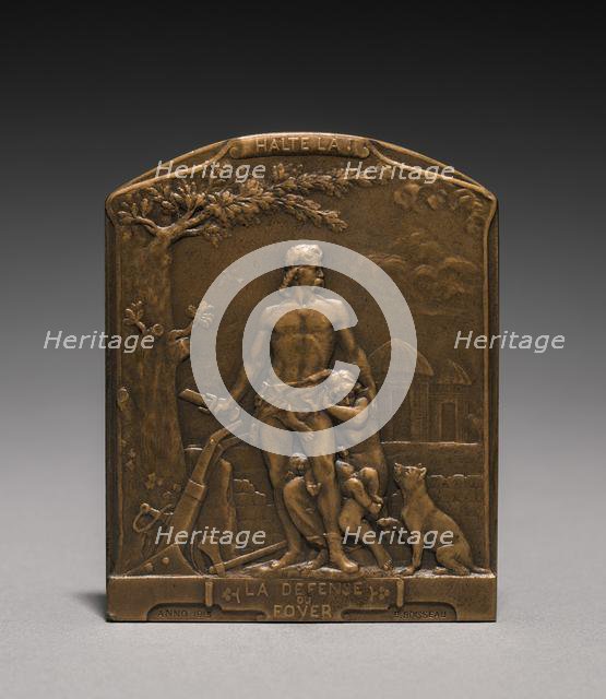 Medal, 1914-1918. Creator: Emile André Boisseau (French, 1842-1923).