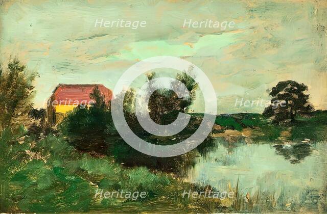 A Lake Scene, 1900-1923. Creator: William York Macgregor.