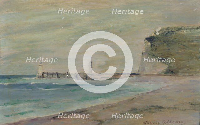 Beach landscape, Fécamp. Creator: Louise Abbema.