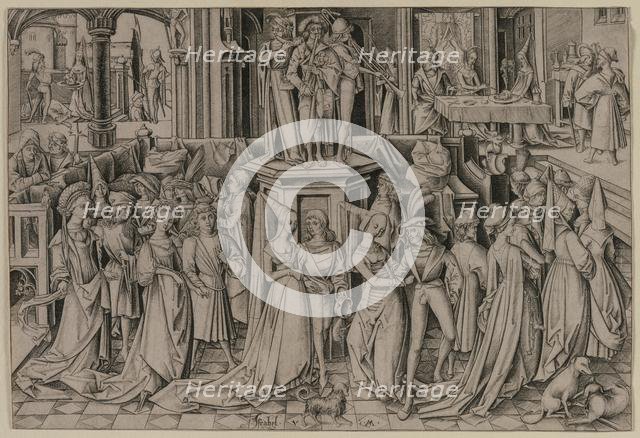 The Dance at the Court of Herod, c. 1500. Creator: Israhel van Meckenem (German, c. 1440-1503).