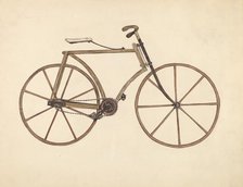 Bicycle, c. 1937. Creator: Marjorie Lee.