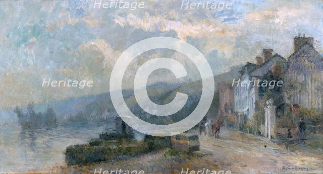 Temps de pluie, c.1901. Creator: Albert Lebourg.