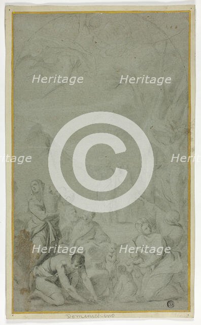 Israelites Gathering Manna, n.d. Creator: Unknown.