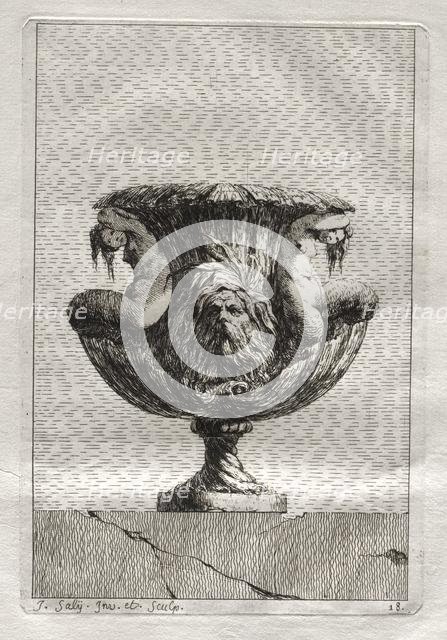 Suite of Vases: Plate 18, 1746. Creator: Jacques François Saly (French, 1717-1776).