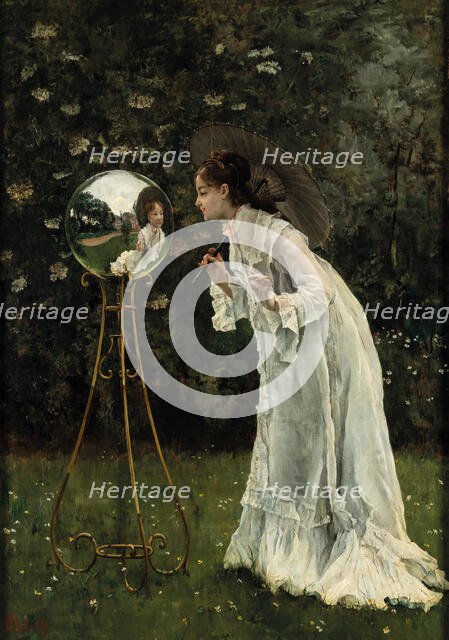 La Boule Argentée. Creator: Stevens, Alfred (1823-1906).