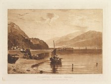 Inverary Pier, Loch Fyne, Morning (Liber Studiorum, part VII, plate 35), June 1, 1811. Creator: JMW Turner.