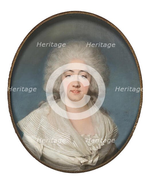 Princess Marie Joséphine of Savoy (1753-1810), Countess of Provence, 1785. Creator: Boze, Joseph (1745-1826).