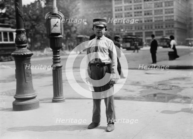 Postal Tel. Co. Summer Uniform, between c1910 and c1915. Creator: Bain News Service.