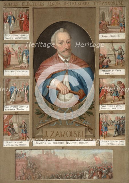 Portrait of Jan Zamoyski (1542-1605), Grand Hetman of the Crown, between 1775-1800. Creator: Unknown.
