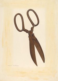 Bishop Hill: Scissors, c. 1939. Creator: Archie Thompson.