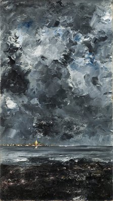 The Town. Artist: Strindberg, August (1849-1912)