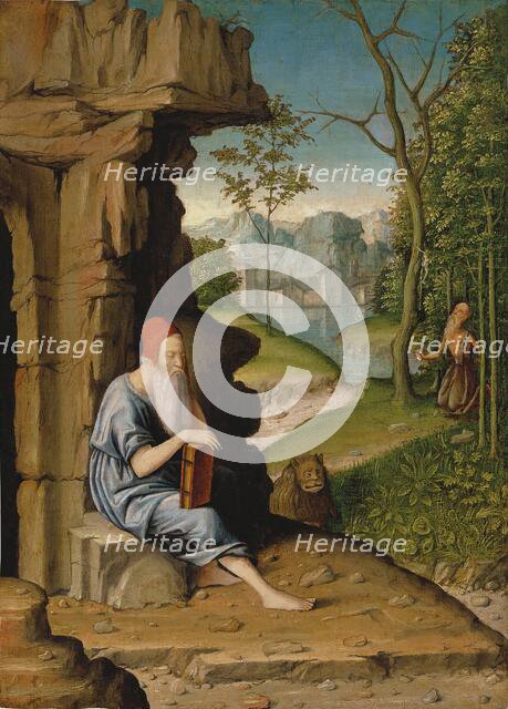 Saint Jerome in the Desert, unknown date. Creator: Bartolomeo Montagna.