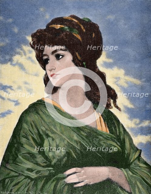 Lucretia, 1884.  Creator: Kaesenberg & Oertel.