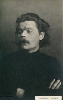Maxim Gorky, Early 1900s. Creator: Fischer, Karl August (1859-after 1923).