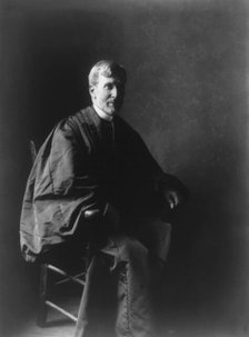 Joseph McKenna, Associate Justice, Supreme Court, full-length portrait, seated, facing right, c1906. Creator: Frances Benjamin Johnston.
