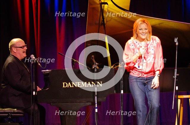 Ian Shaw with Claire Martin, The Under Ground Theatre, Eastbourne, East Sussex, 2011. Artist: Brian O'Connor