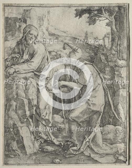 The Temptation of Christ, 1518. Creator: Lucas van Leyden (Dutch, 1494-1533).