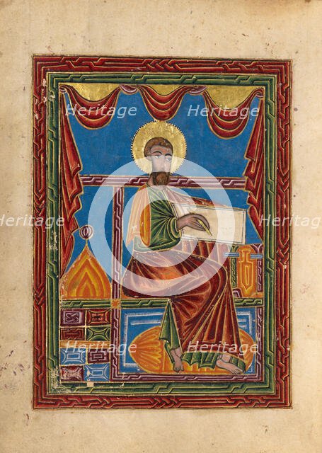 Saint Mark; Gospel Book, 1615. Creator: Mesrop of Khizan.