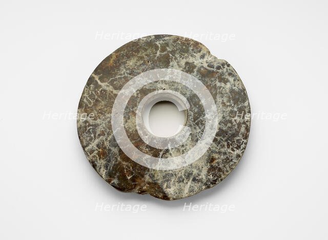 Disk (bi ?), Late Neolithic period, ca. 3300-2250 BCE. Creator: Unknown.