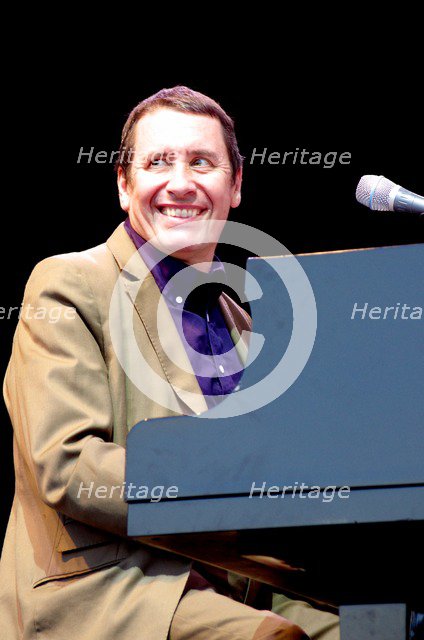 Jools Holland, Love Supreme Jazz Festival, Glynde, East Sussex.  Artist: Brian O'Connor