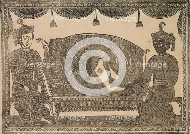 Kalighat Painting, 1800s. Creator: Shri Gobinda Chandra Roy.