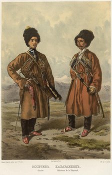 Ossetin. Kabardian, 1862. Creator: Frants Taikhel.