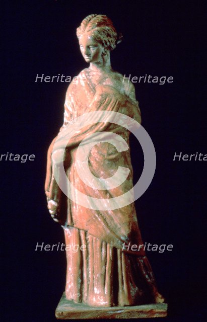 Figure of a woman, Greek, 3rd century. Artist: Unknown