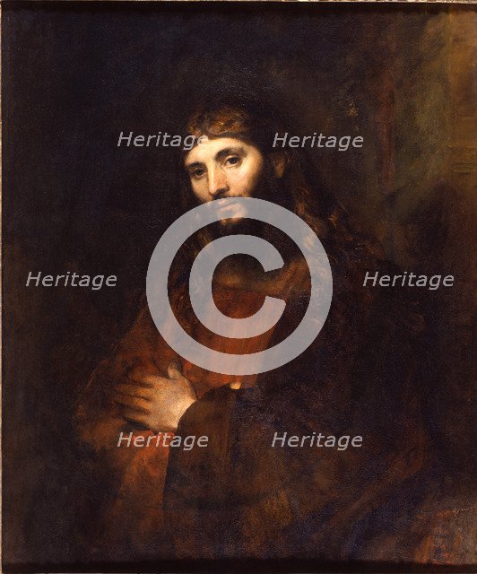 Christ with Arms Folded, 1656-1661. Artist: Rembrandt van Rhijn (1606-1669)