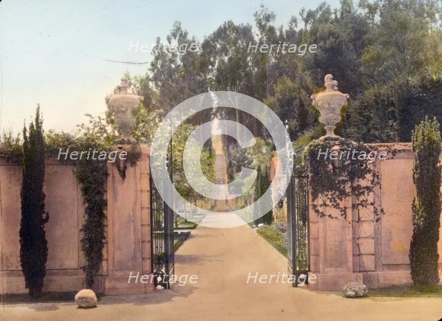 "Villa Rose," Joseph Donahoe Grant house, 2260 Redington Road, Hillsborough, California, 1917. Creator: Frances Benjamin Johnston.