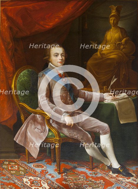 Portrait of Grand Duke Pavel Petrovich (1754-1801).
