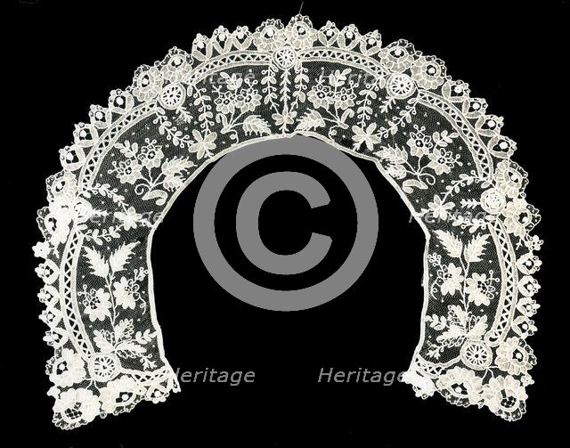 Collar, Belgium, c. 1880s. Creator: Unknown.