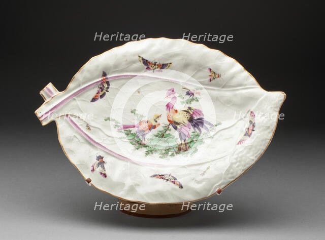 Dish, Worcester, c. 1760. Creator: Royal Worcester.