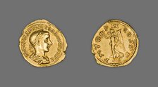 Aureus (Coin) Portraying Emperor Gordian III, 239 (late July-December), issued by Gordian III. Creator: Unknown.