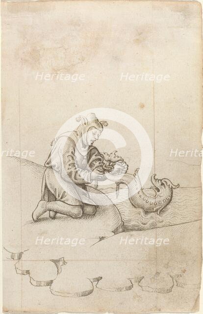 You Are Tying a Dolphin by the Tail [fol. 17 recto], c. 1512/1515. Creator: Unknown.