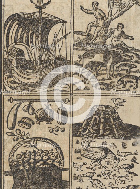 Essempio di recammi, page 9 (recto), 1530. Creator: Giovanni Antonio Tagliente.