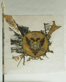 Saint George Flag of the Infantry Regiment at the Time of Catherine II, Mid of the 18th cen. Artist: Flags, Banners and Standards  